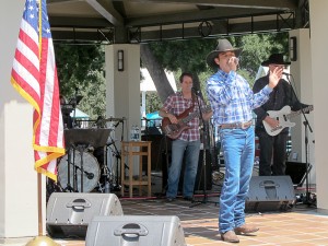 Anthony Rivera and Raining Horseshoes sign God Bless the USA