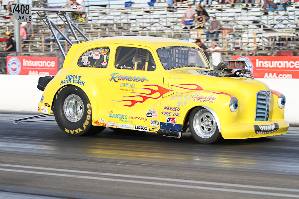 Gary  in his AA Gasser